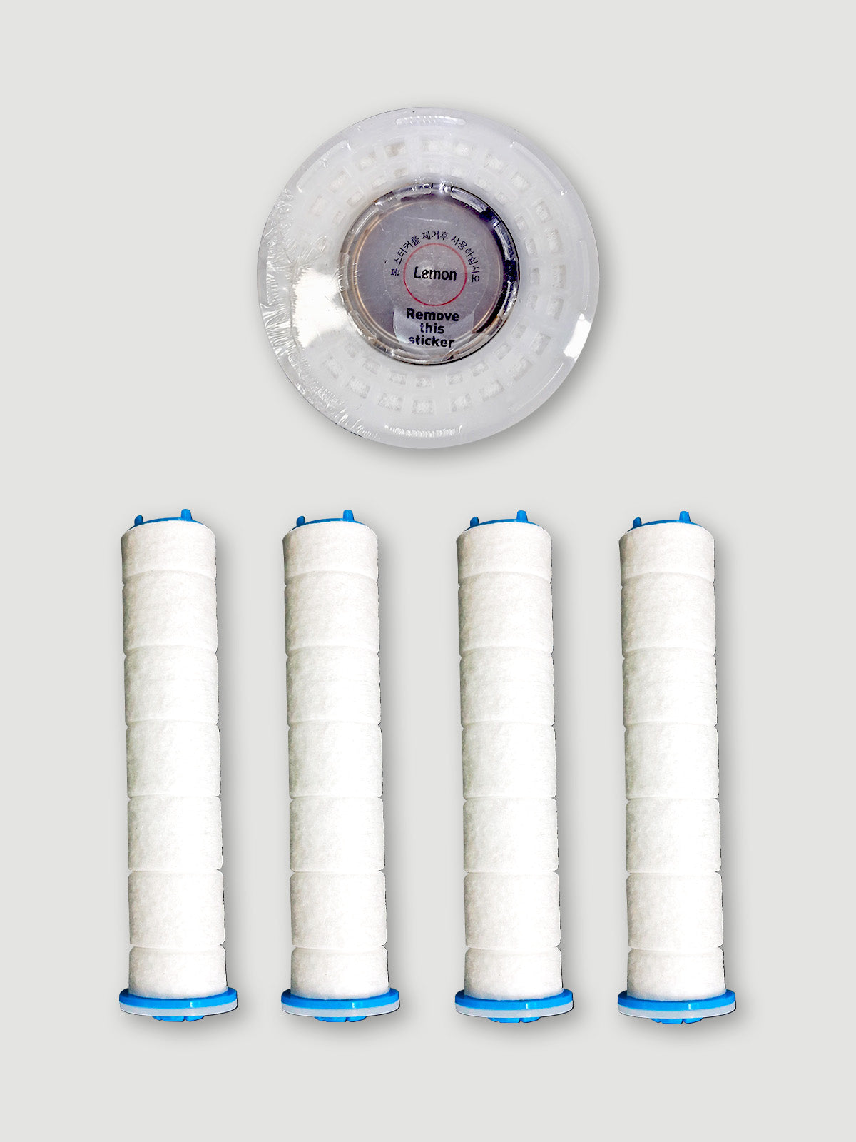 Replacement Filter For Shower Head - 4 Sediment & 1 Chlorine (1 Year Life)