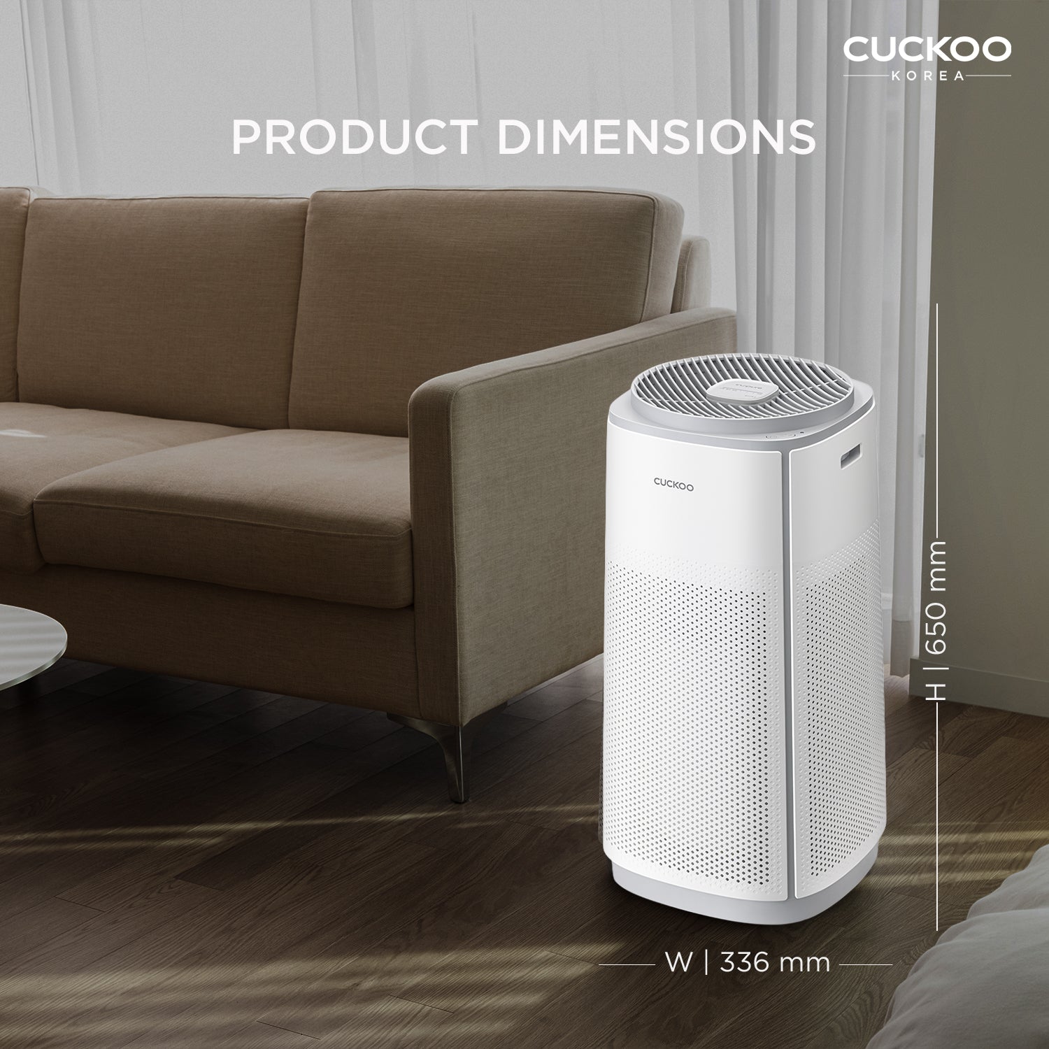 CUCKOO OmniPure Kite | 360° Air Purifier | True HEPA H13