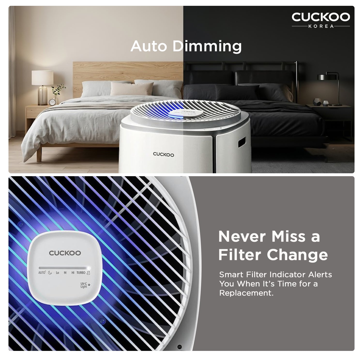 CUCKOO OmniPure Kite | 360° Air Purifier | True HEPA H13