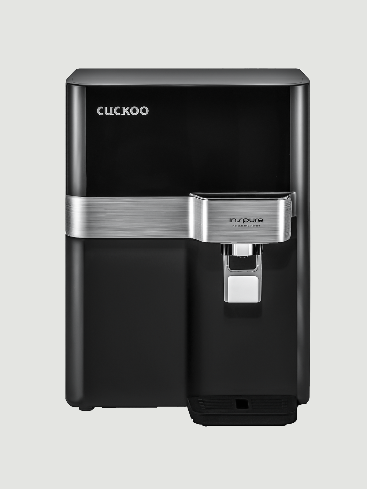 Alkalino Dark Edition Nano Positive Filtration 7.5 L Water Purifier | Suitable for Municipal Supply or Water Having TDS Below 300 | Model No. - CP-RN702MBL