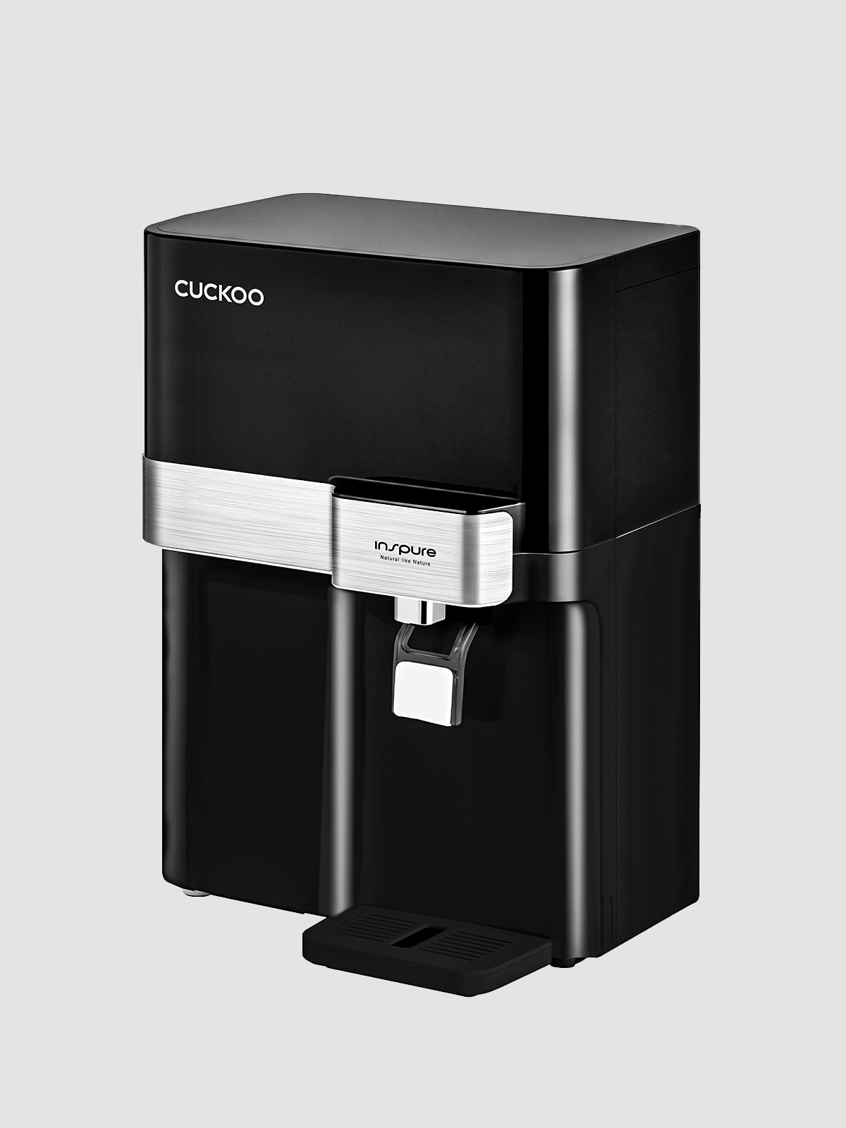 Alkalino Dark Edition Nano Positive Filtration 7.5 L Water Purifier | Suitable for Municipal Supply or Water Having TDS Below 300 | Model No. - CP-RN702MBL