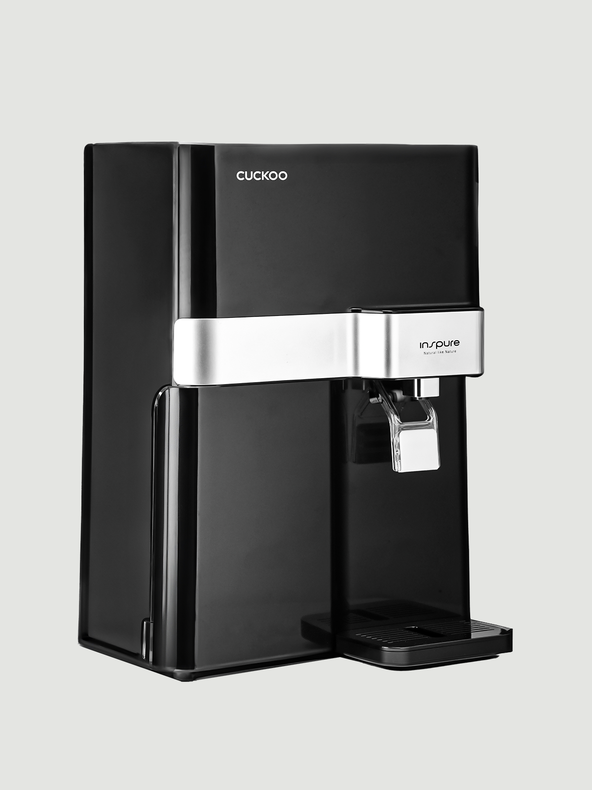 Alkalino Dark Edition Nano Positive Filtration 7.5 L Water Purifier | Suitable for Municipal Supply or Water Having TDS Below 300 | Model No. - CP-RN702MBL