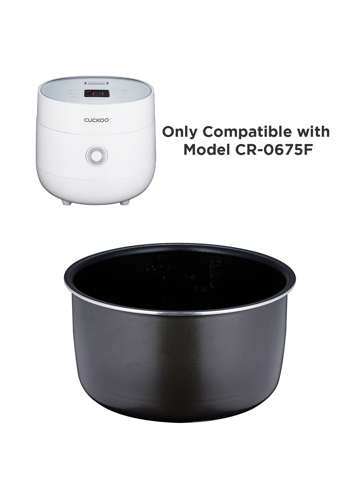 Replacement Pot For Model CR-0675F | Only Compatible with Model CR-0675F