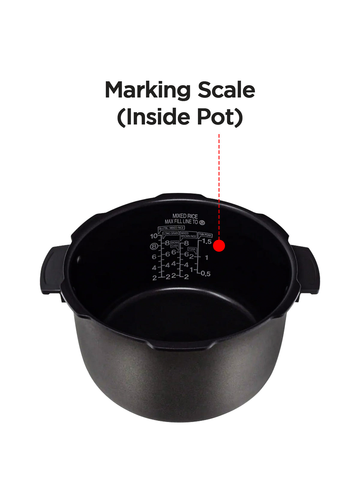 Replacement Pot For Model CRP-G1015M | Only Compatible with Model CRP-G1015M