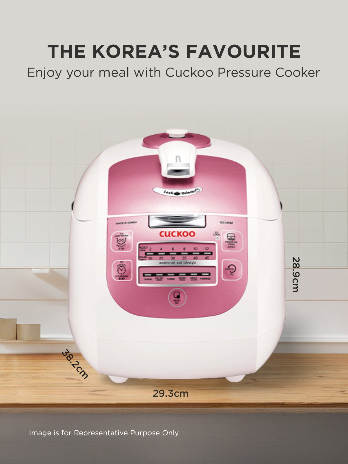 Electric Pressure Cooker 1.8 Litre | 1000 Watt | (CRP-G1015M)