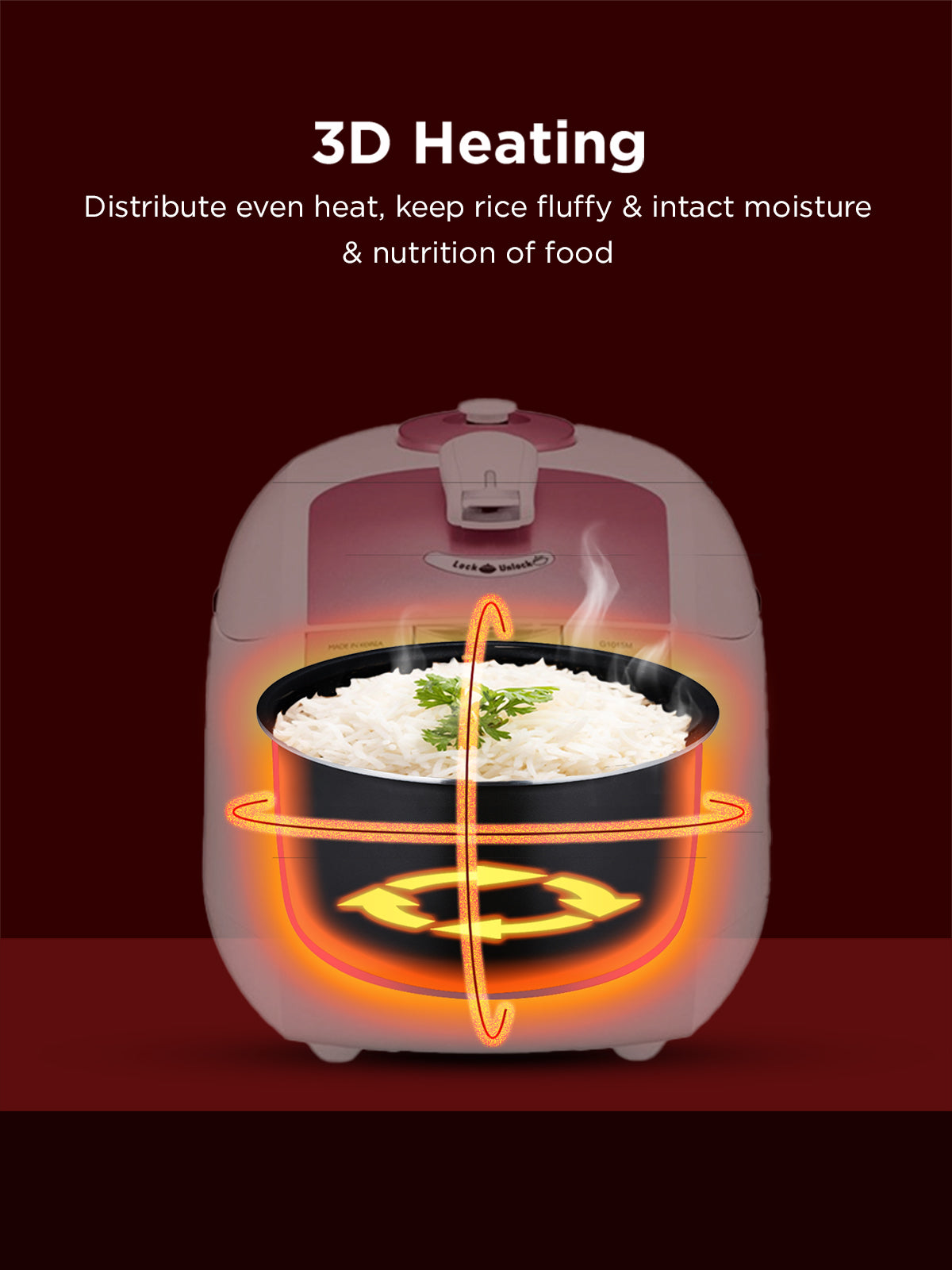 Electric Pressure Cooker 1.8 Litre | 1000 Watt | (CRP-G1015M)