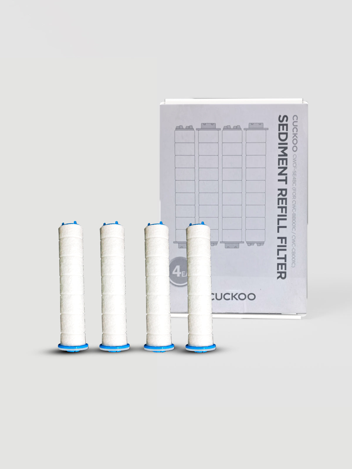 Replacement Filter For Shower Head - 4 Sediment Set.