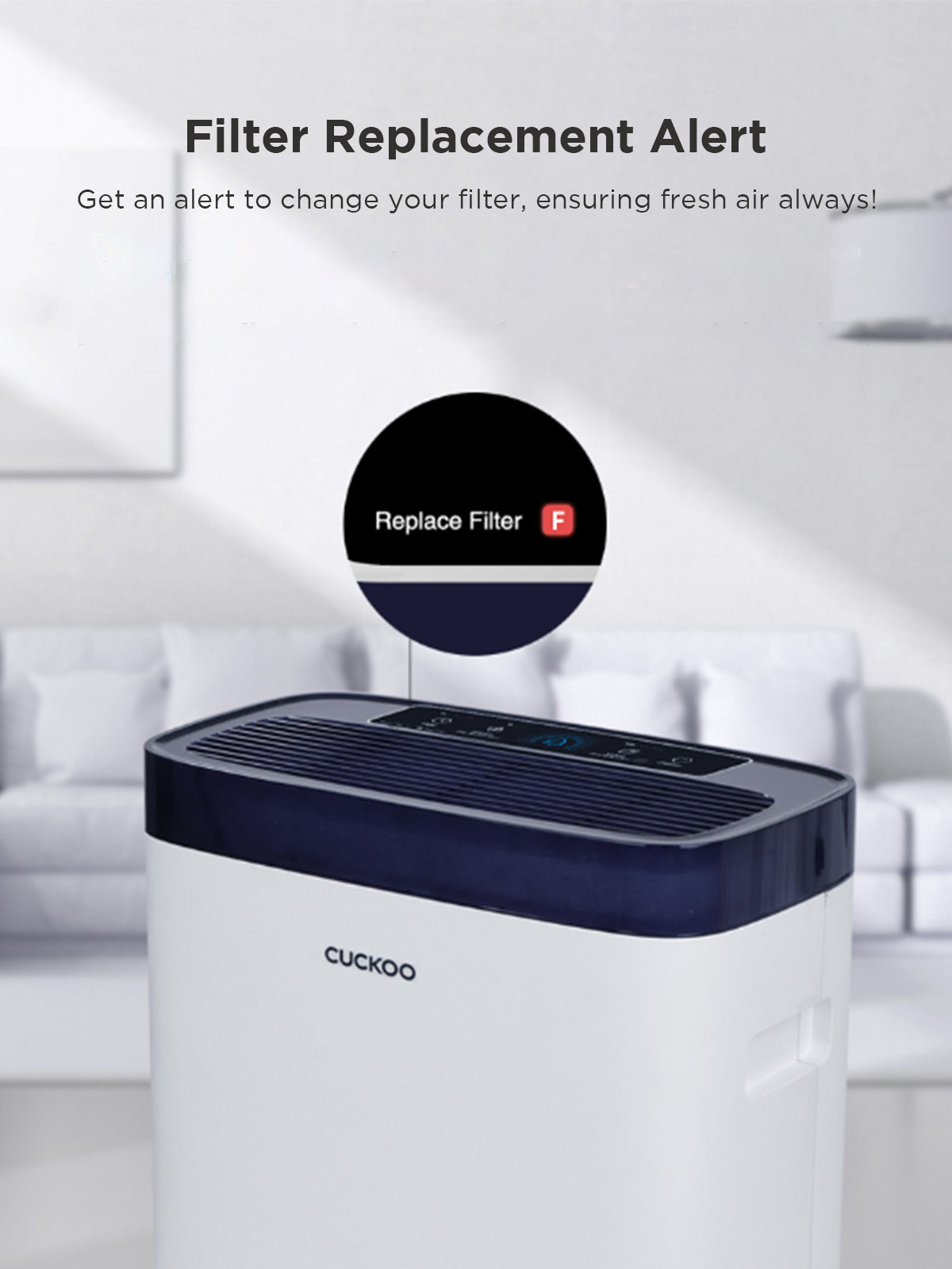 Air Purifier Replacement Filter For Model CAC-G0910FWH & CAC-G0910FN