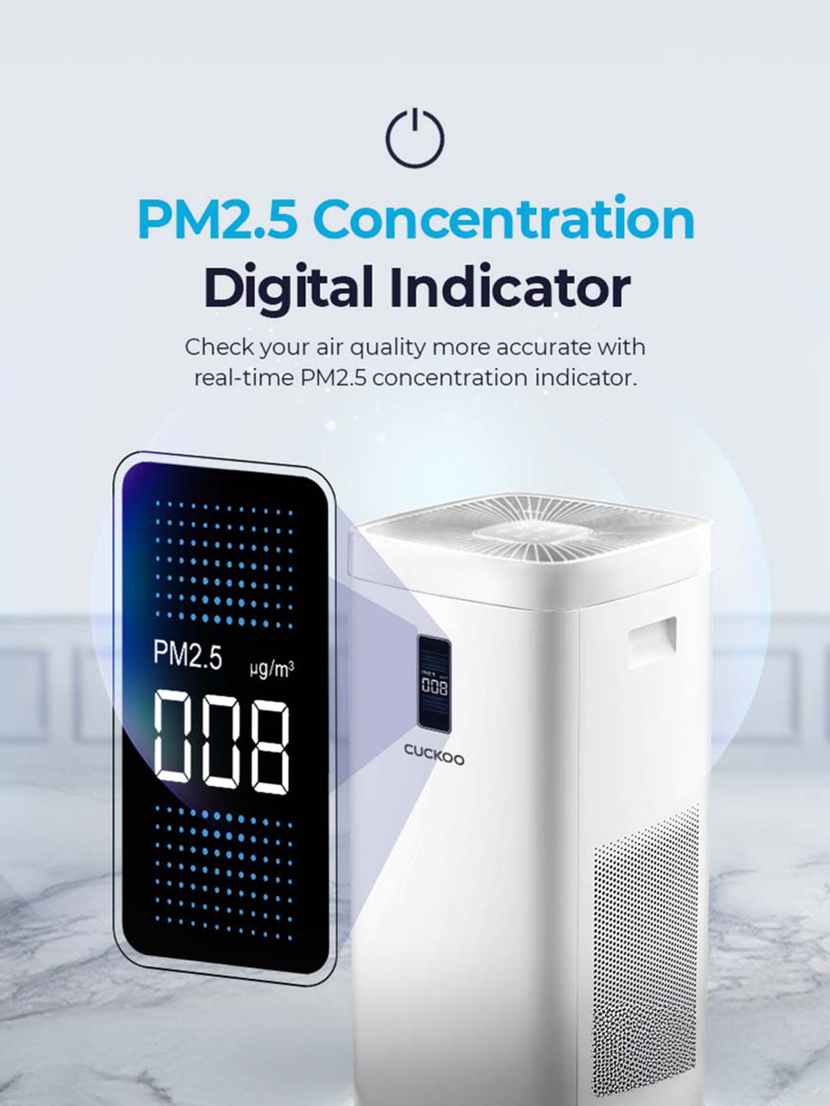 H-Tool Air Purifier | Coverage Area 1418 Sqft | Model - CAC-H2110FW