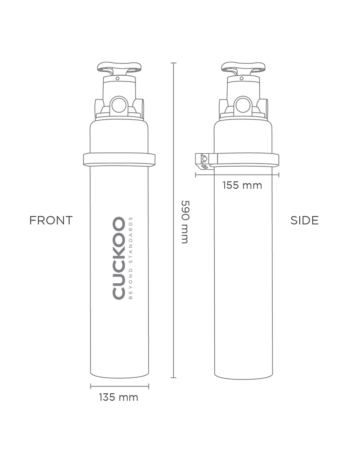 Cuckoo Prime X3 | Whole House Water Outdoor Filter