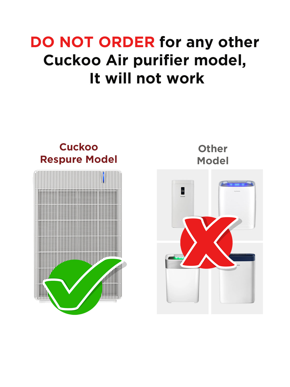 Respure Replacement Filter HEPA 13 + Carbon | CAC-R1510FW