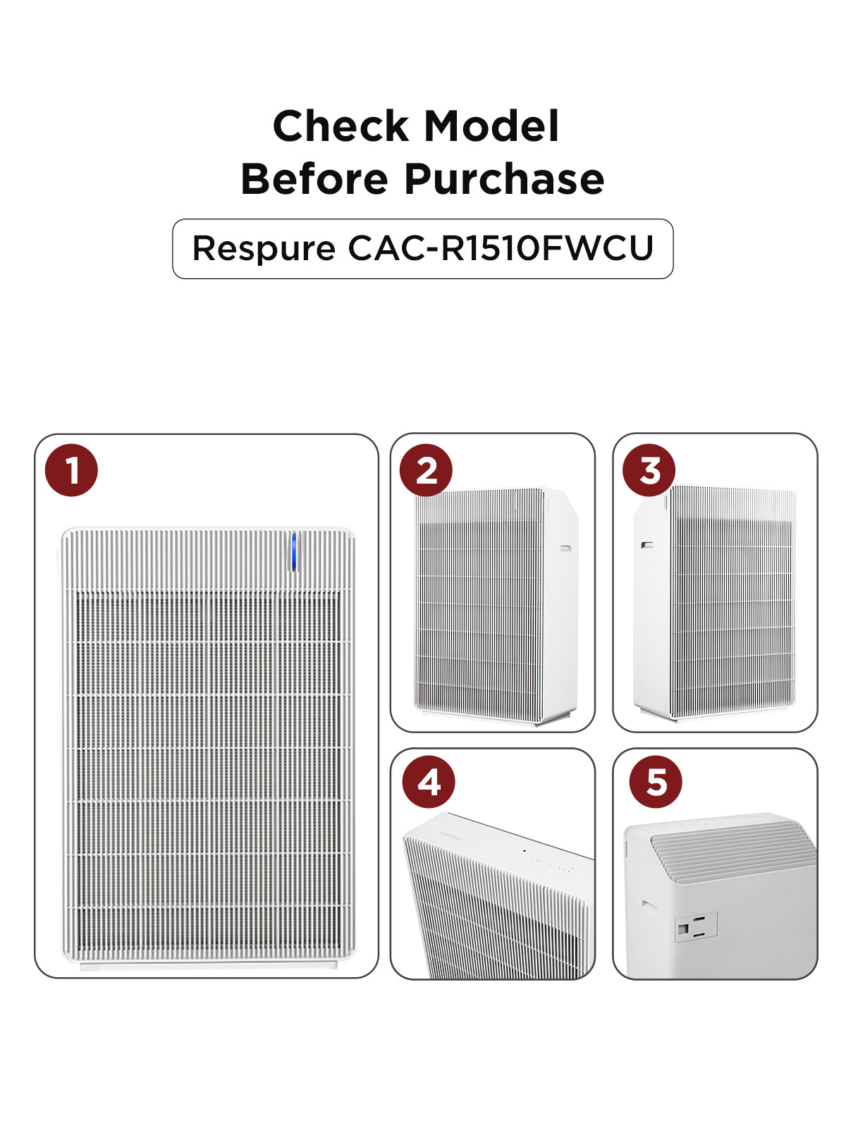 Respure Copper Replacement Filter HEPA 13 + Carbon | CACF-RDEHECW