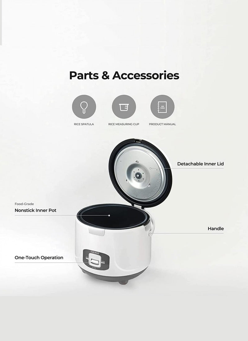 Electric Rice Cooker 1.8 Litre | 650 Watt |CR-1055)