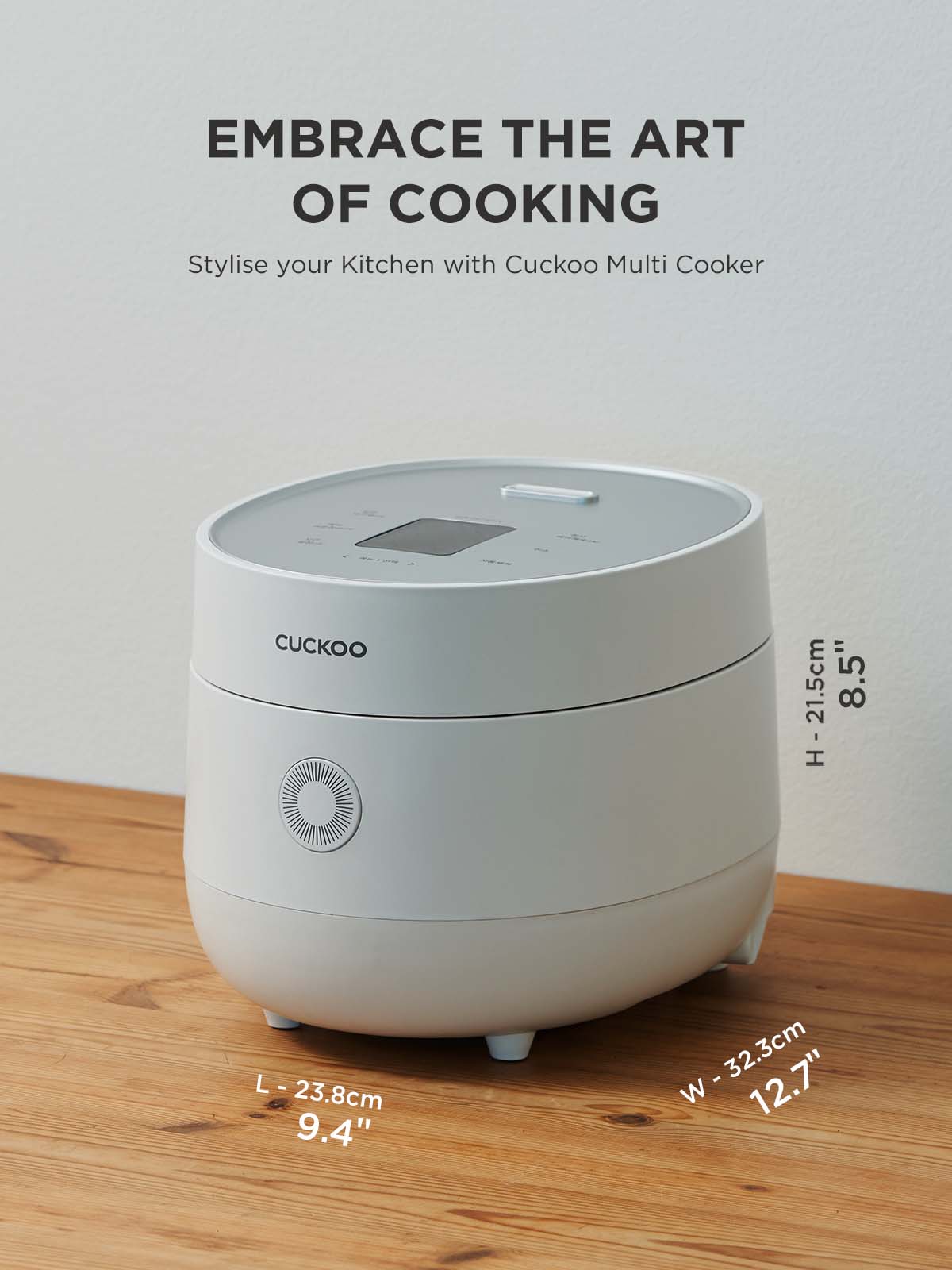 Cuckoo Multifunctional Cooker 2 Litre | 580 Watt |Digital Display| (CR-0675F)