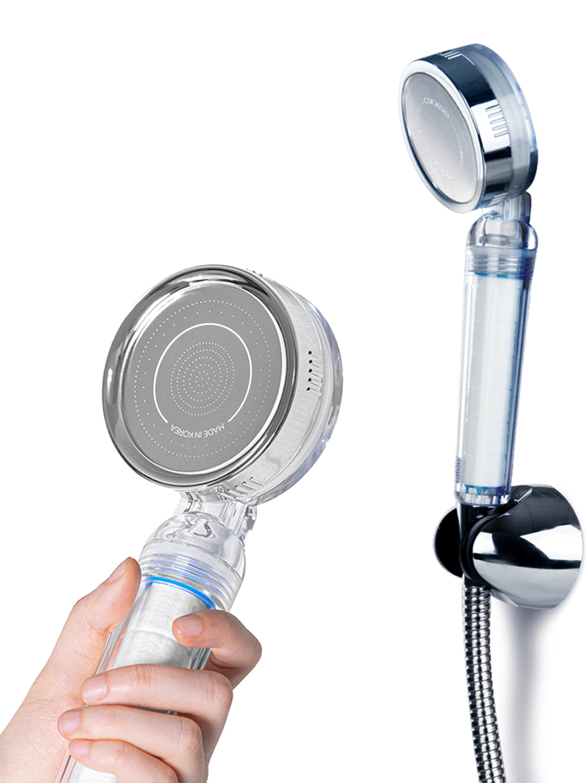Handheld Shower Head With Filters (Sediment + Chlorine) Hard Water Softner for bathroom | CWC-CB001C (Sediment + Chlorine)