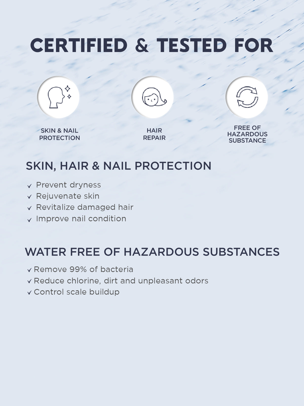 Handheld Shower Head With Filters (Sediment + Chlorine) Hard Water Softner for bathroom | CWC-CB001C (Sediment + Chlorine)