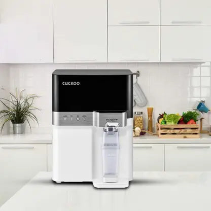CUCKOO Dewpond Water Purifier | RO + in-Tank UV LED + Alkaline Mineral Multi Stage Filtration | 7.5 Littre Capacity | CP-RRP702MBK