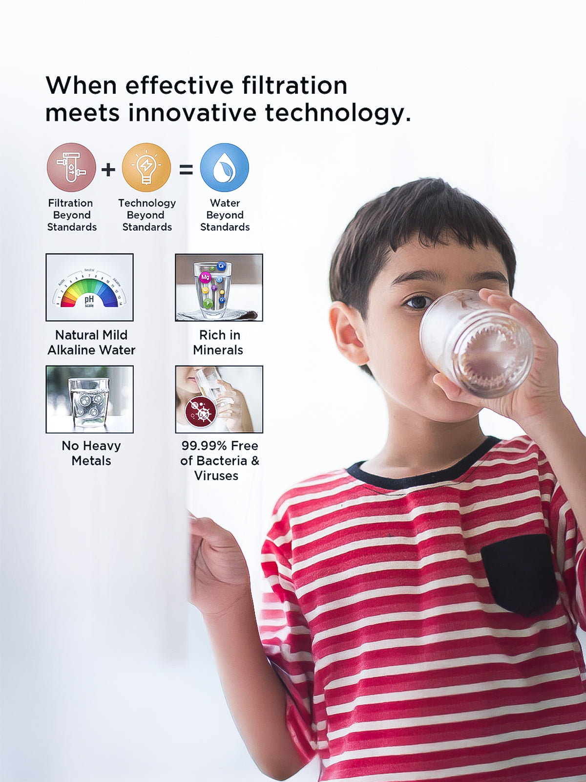 King Top Nano Positive Hot & Cold Water Purifier |  Suitable for Municipal Supply Or Water Having TDS Below 300 Only | Model No.- CP-KN501HW