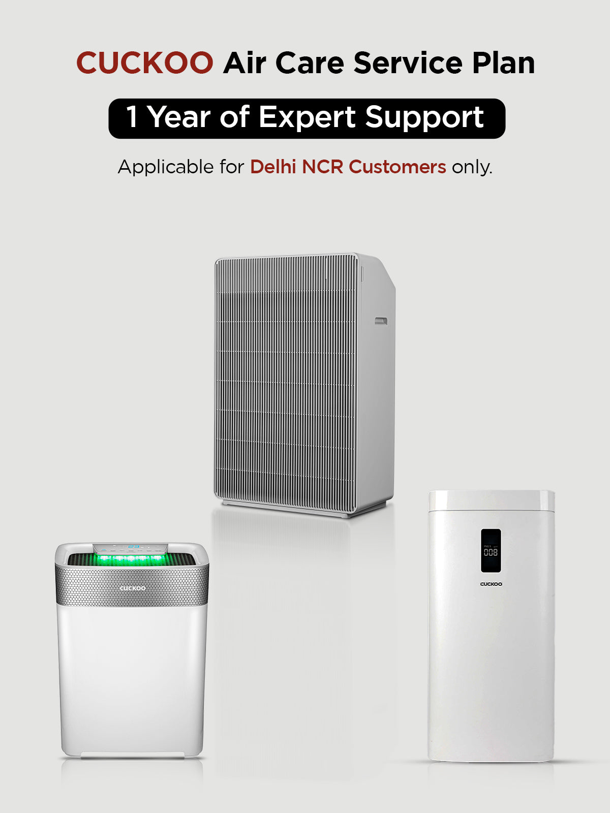CUCKOO Air Care Service Plan – 1 Year of Expert Support